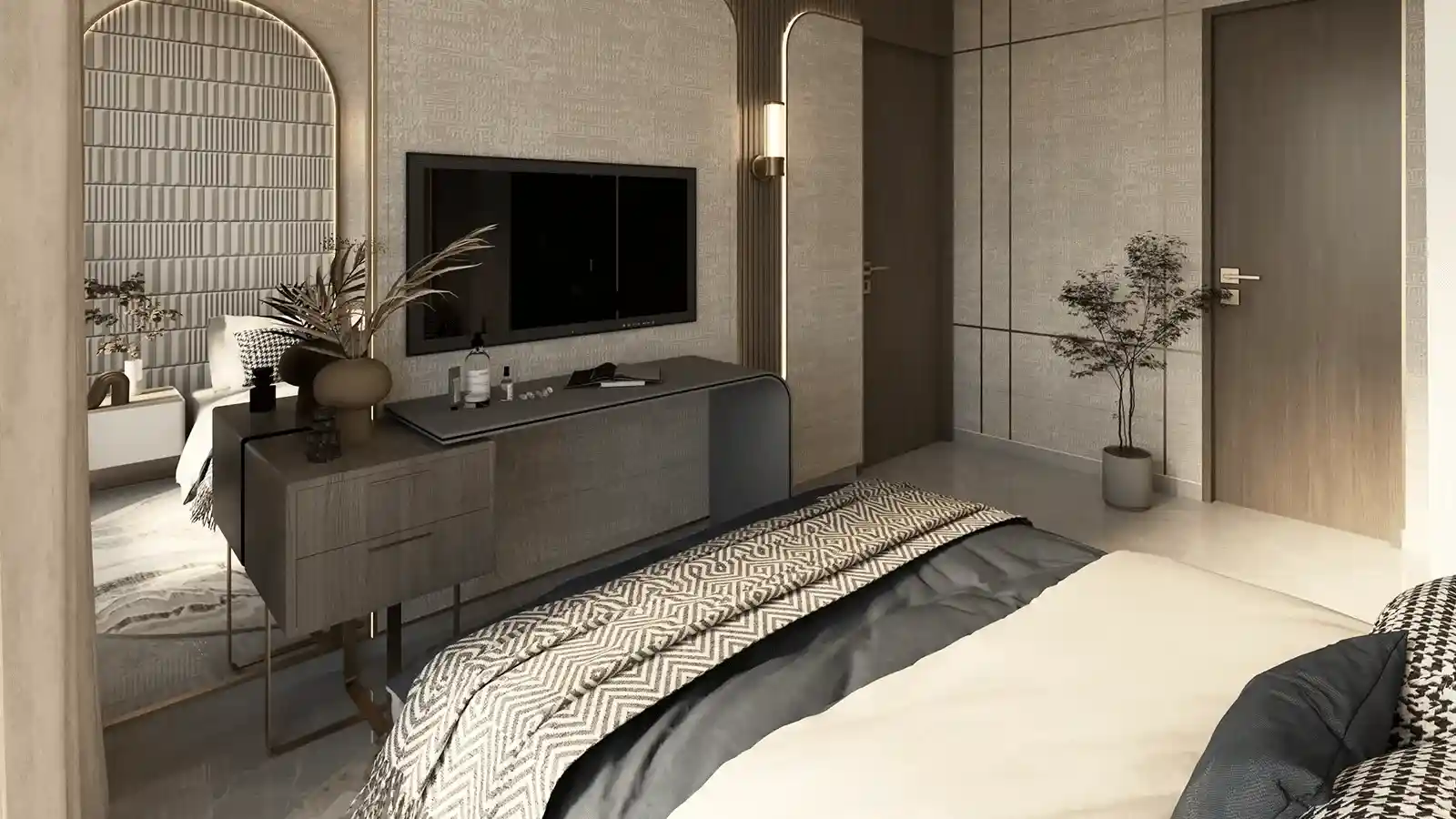 Tranquil Bedroom Design - Assetz Codename Paradise