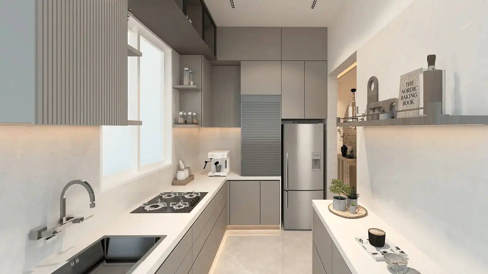 Modern Modular Kitchen Design - Assetz Codename Paradise
