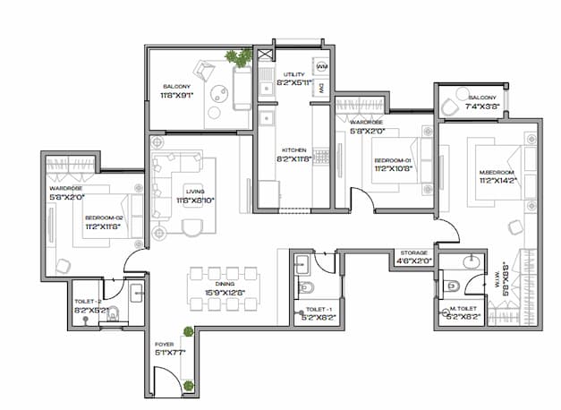Shapoorji Pallonji Chembur plot plan