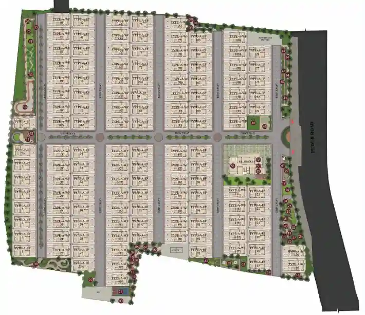 Assetz Ren and Rei master plan - Boutique apartment community layout