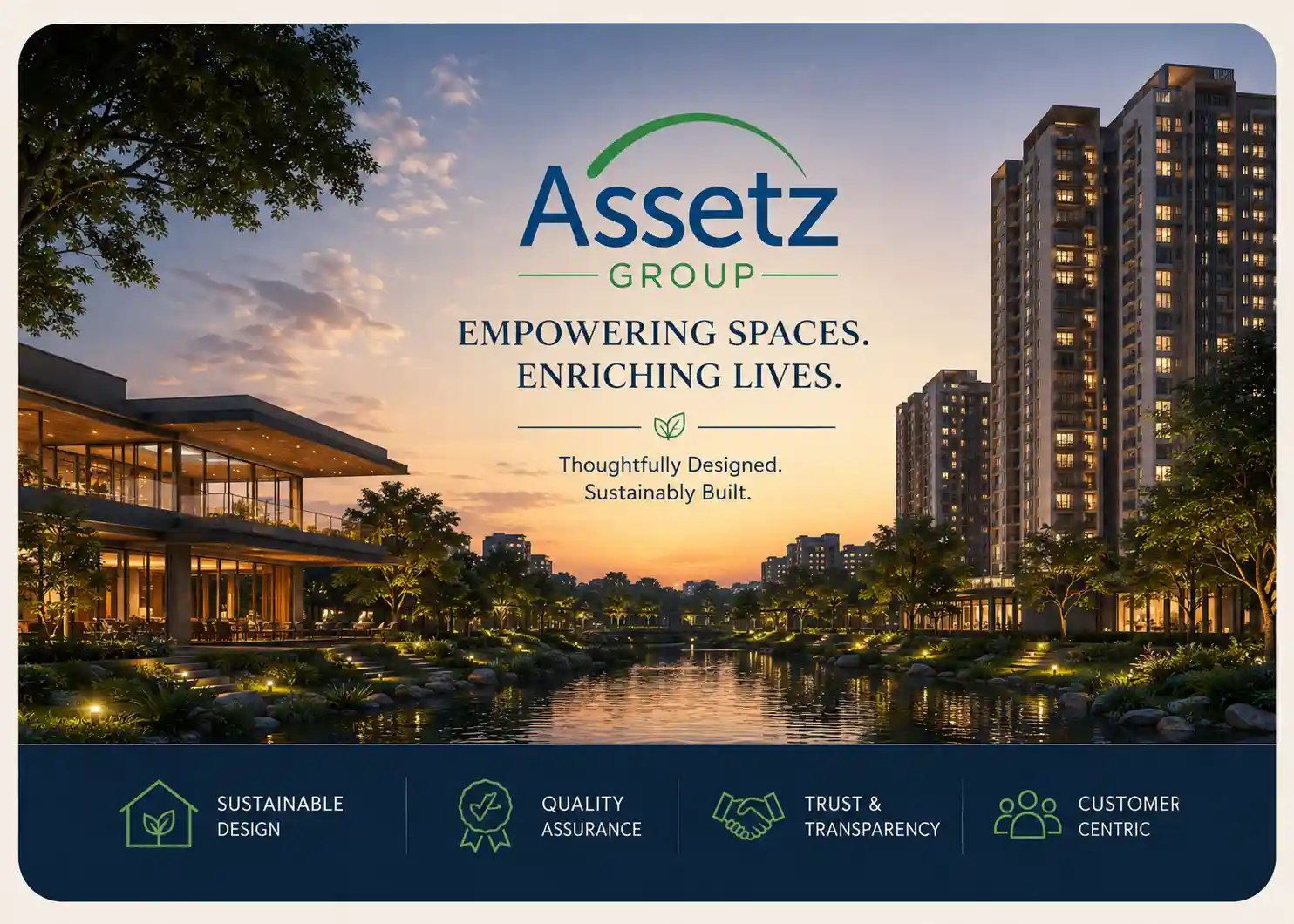 Assetz logo - trusted real estate developer for under construction residential projects